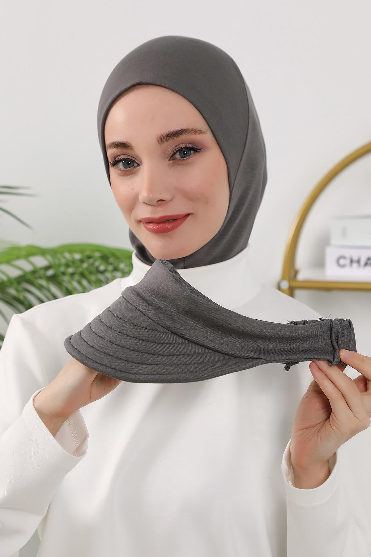 Dört Mevsim Çıkarılabilir Siperlikli Tesettür Bone,B-82O
