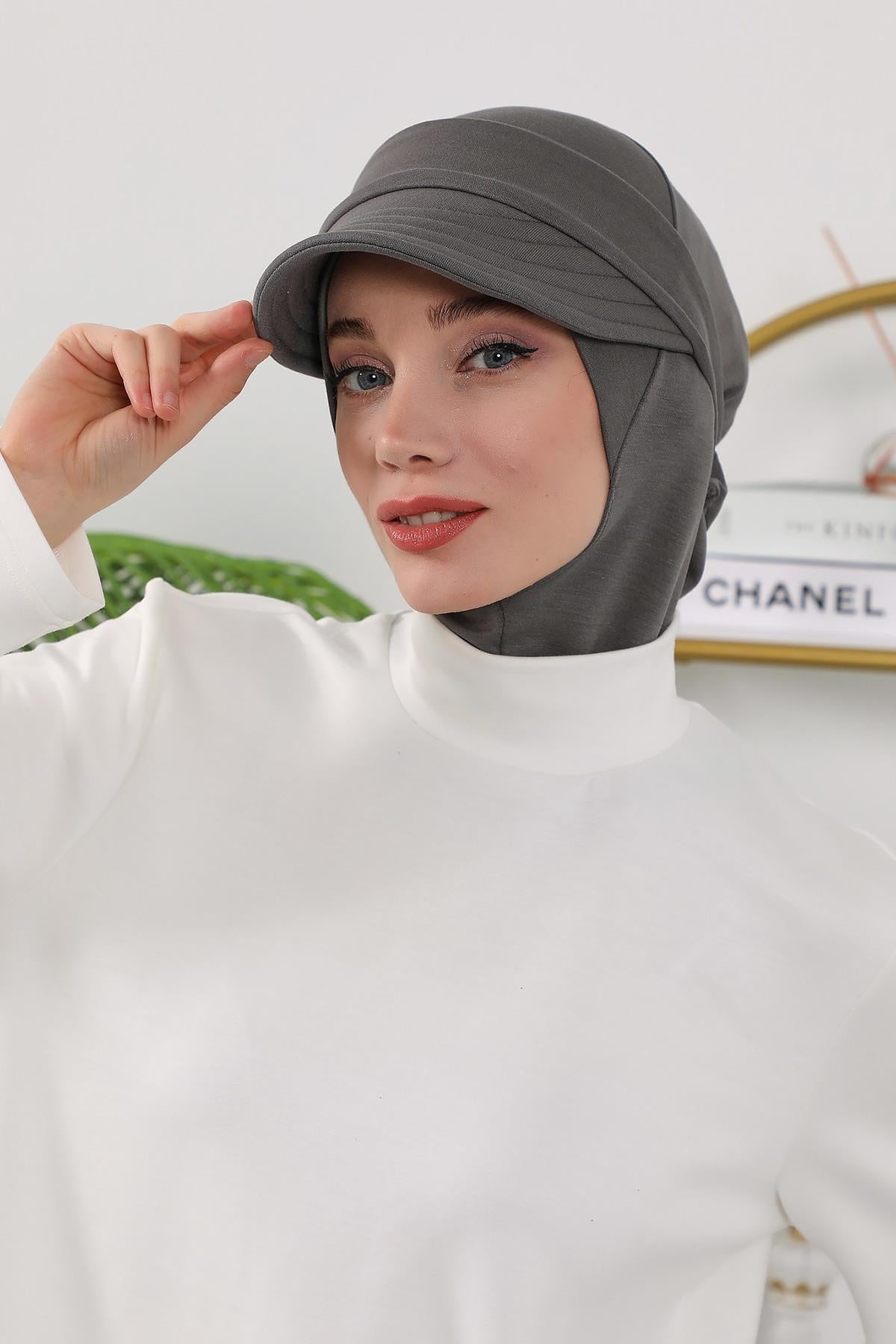 Dört Mevsim Çıkarılabilir Siperlikli Tesettür Bone,B-82O