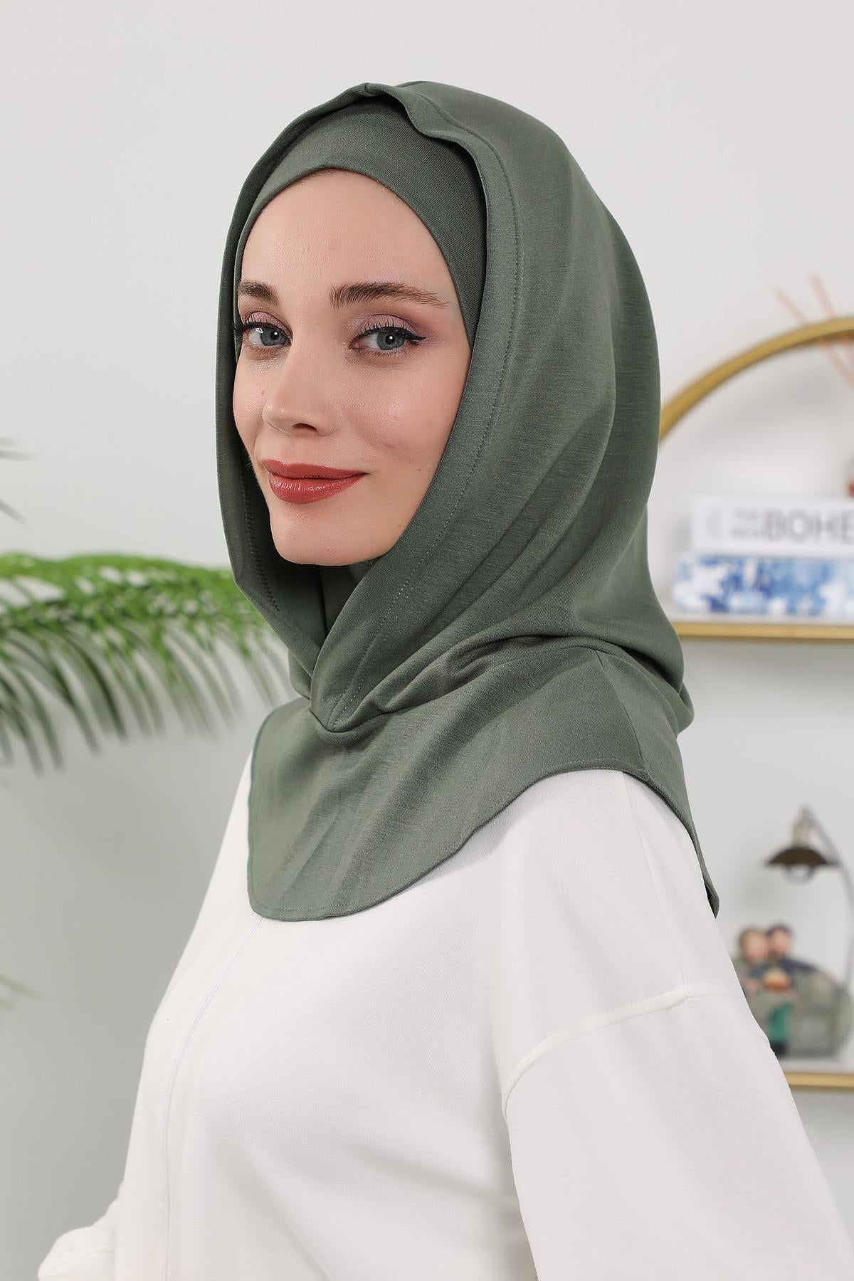 Dört Mevsim Kapşon ve Kapatıcı Özellikli Kadın Hazır Bone,B-89O