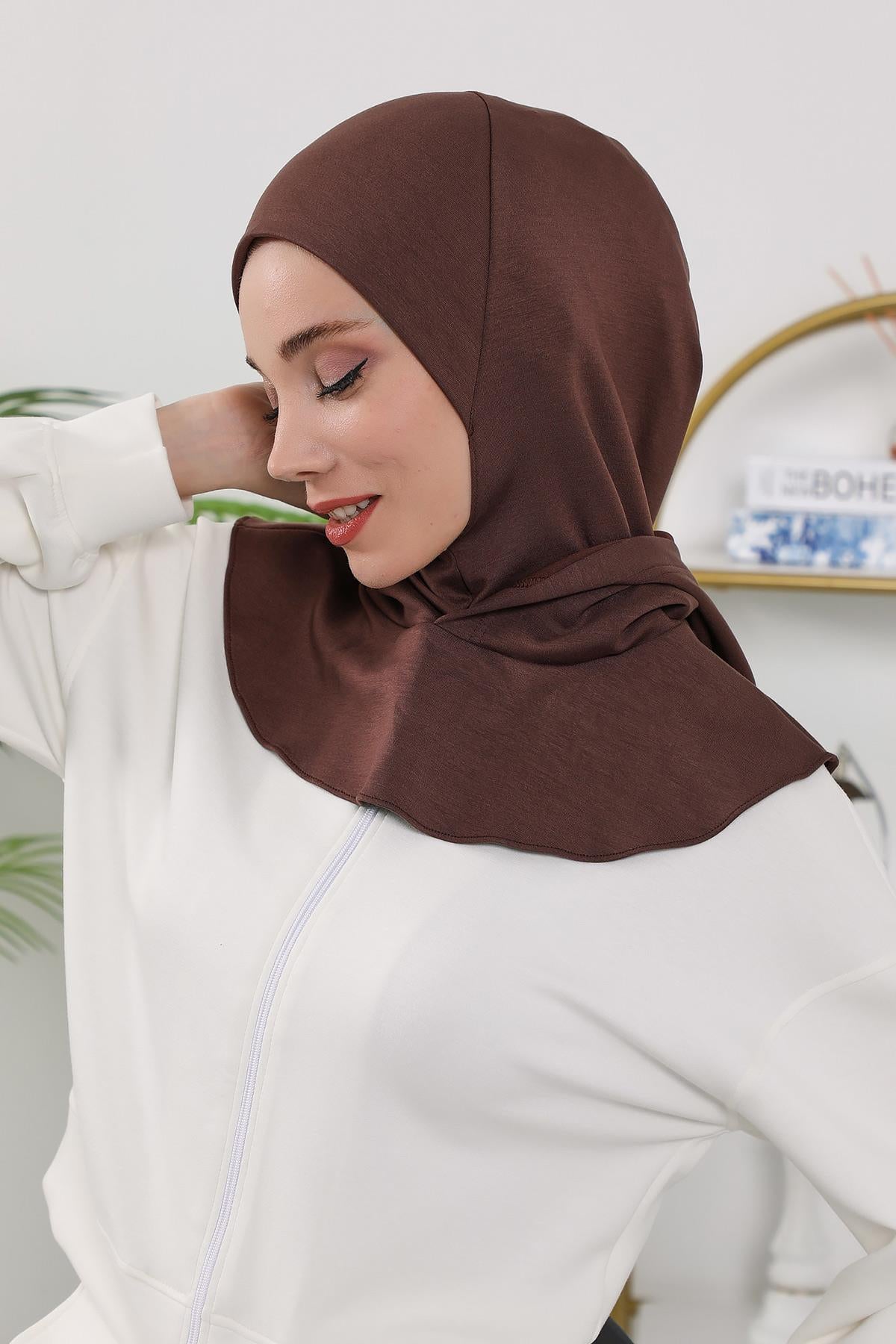 Dört Mevsim Kapşon ve Kapatıcı Özellikli Kadın Hazır Bone,B-89O