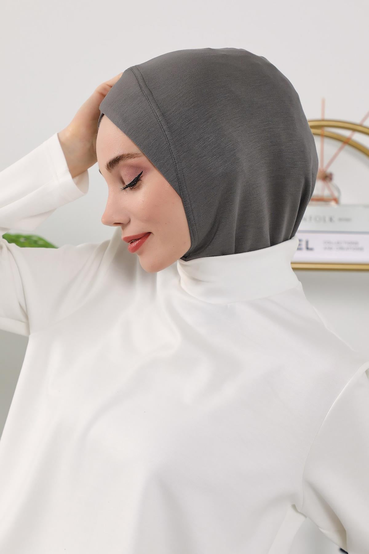 Dört Mevsim Önü Çapraz Detaylı Tesettür Bone,TB-4O