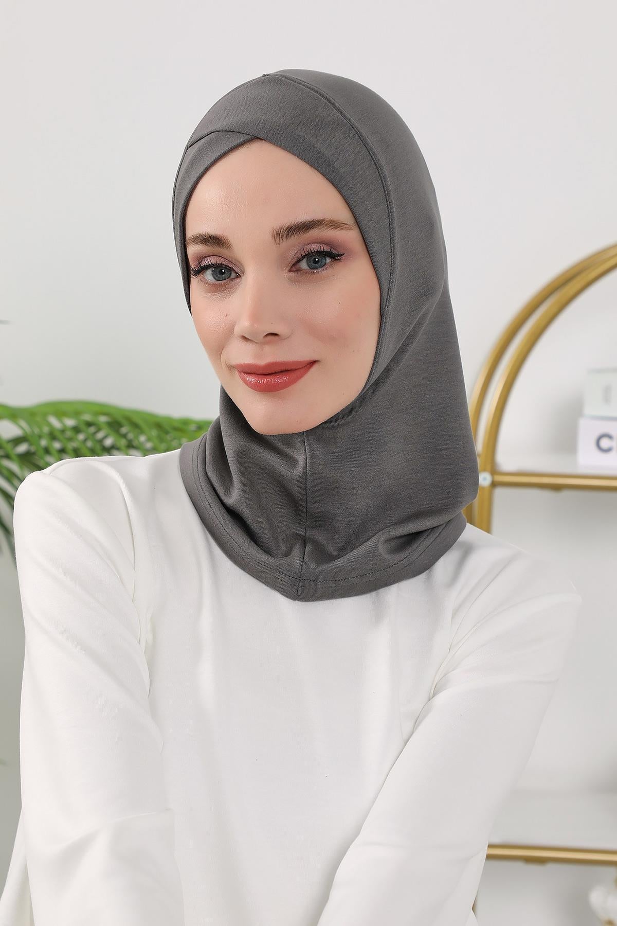 Dört Mevsim Önü Çapraz Detaylı Tesettür Bone,TB-4O