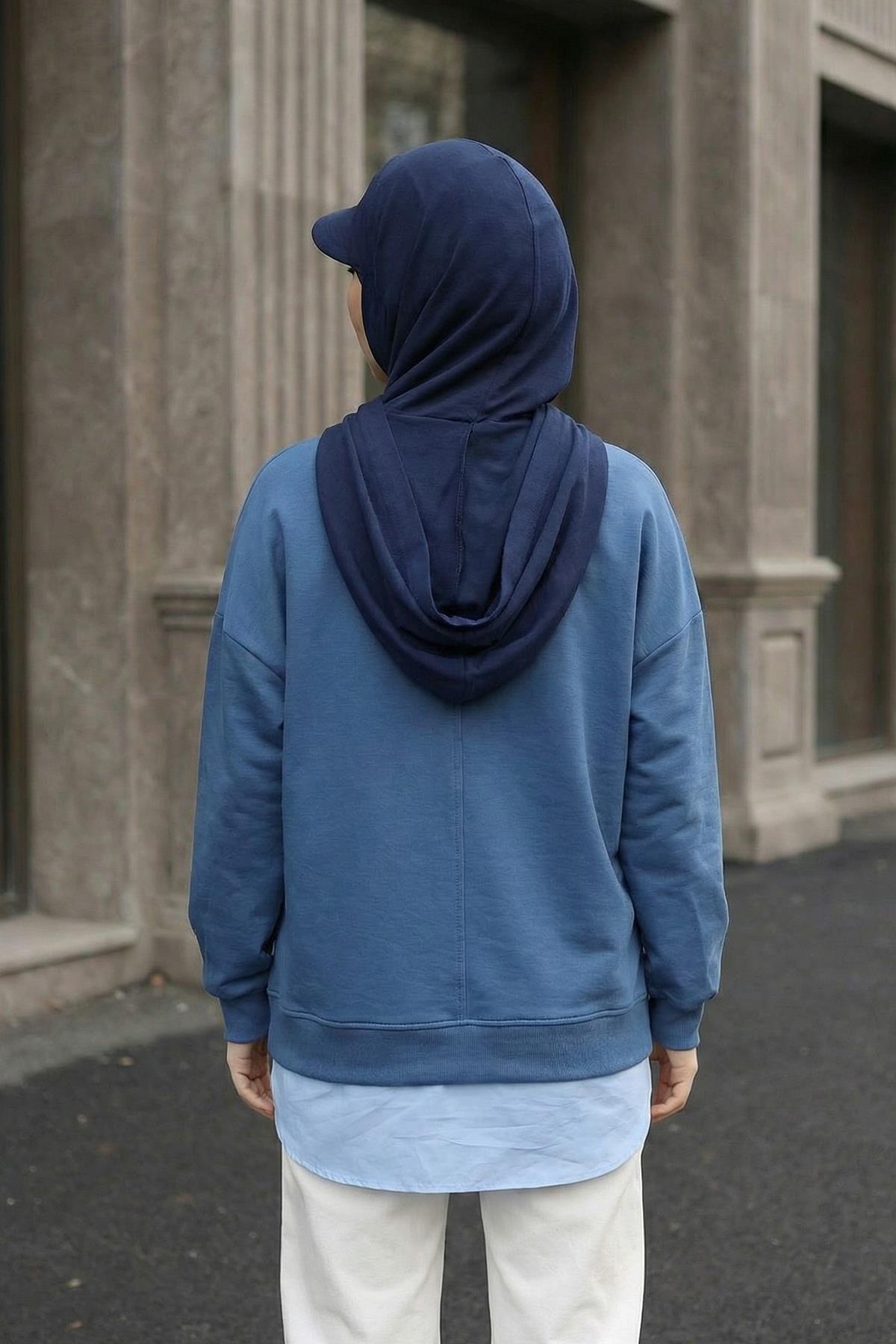 Dört Mevsim Siperlik ve Kapatıcı Özellikli Kadın Hazır Bone,B-88O