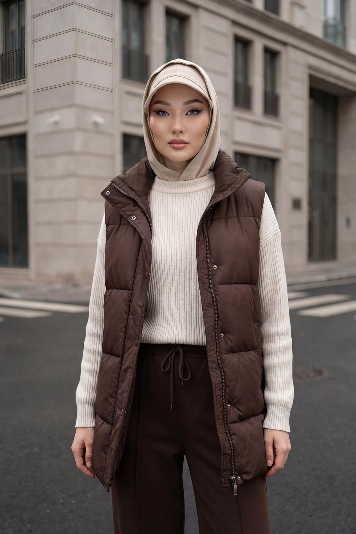 Dört Mevsim Siperlik ve Kapatıcı Özellikli Kadın Hazır Bone,B-88O