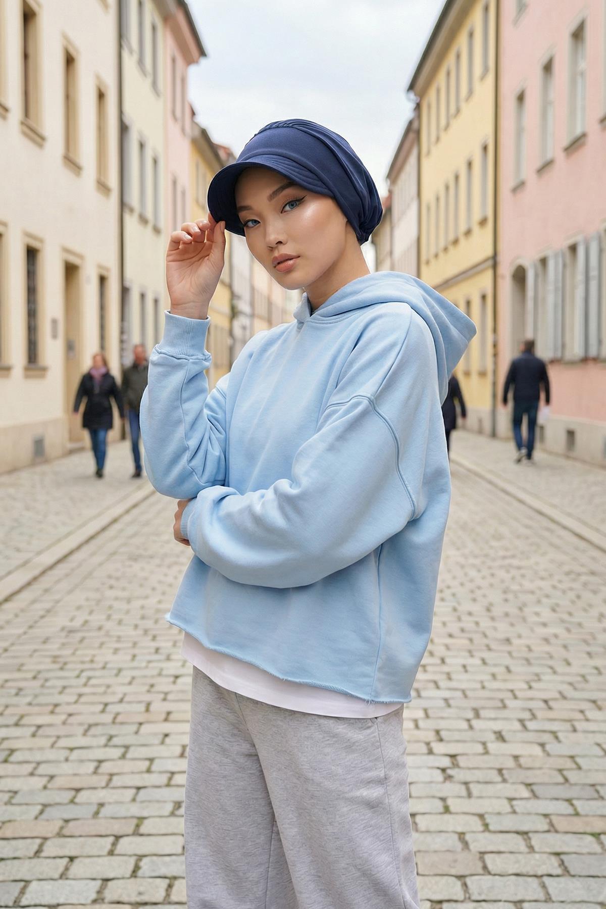 Dört Mevsim Siperlikli Şapka Bone,B-73O