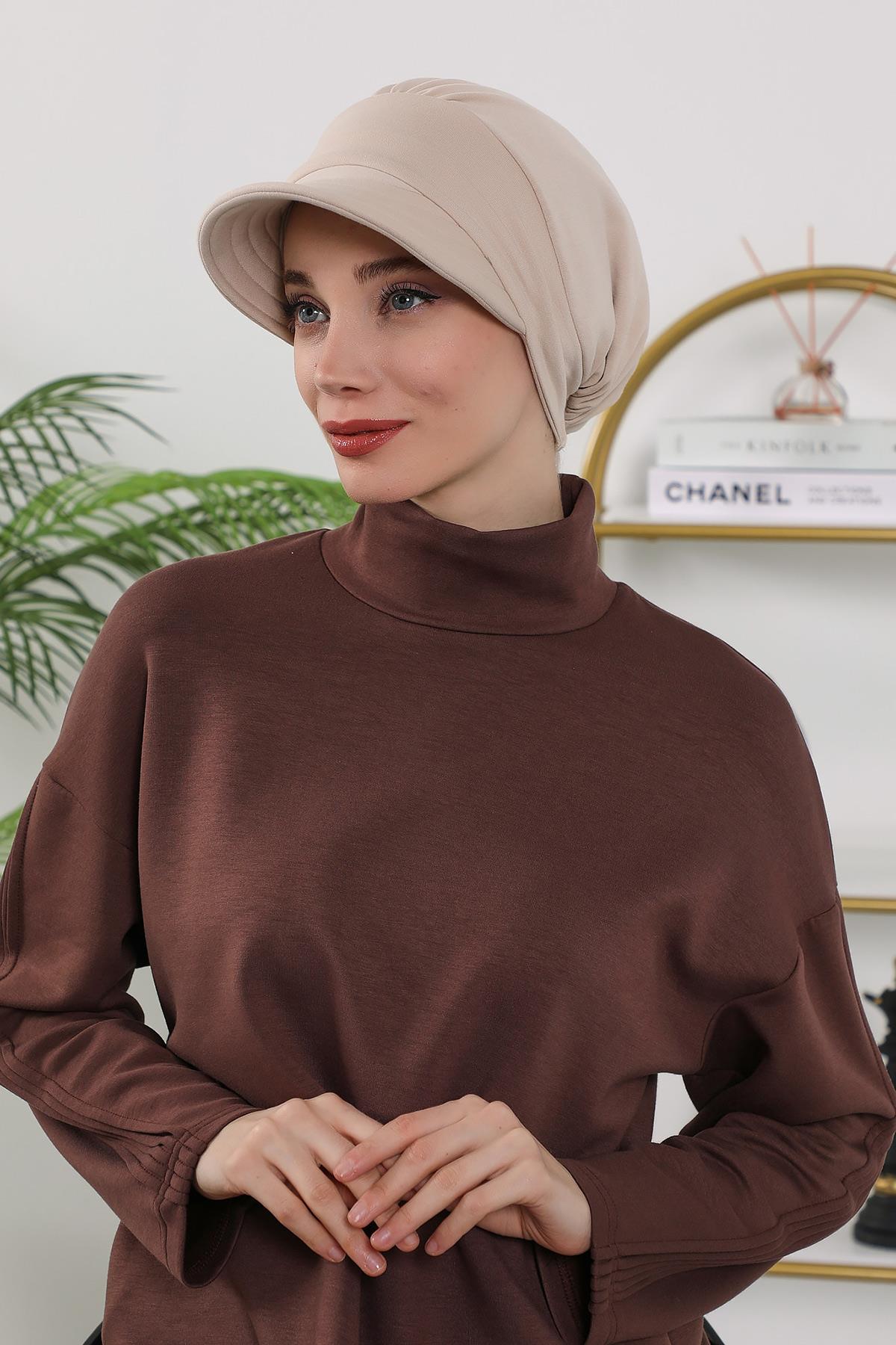 Dört Mevsim Siperlikli Şapka Bone,B-73O