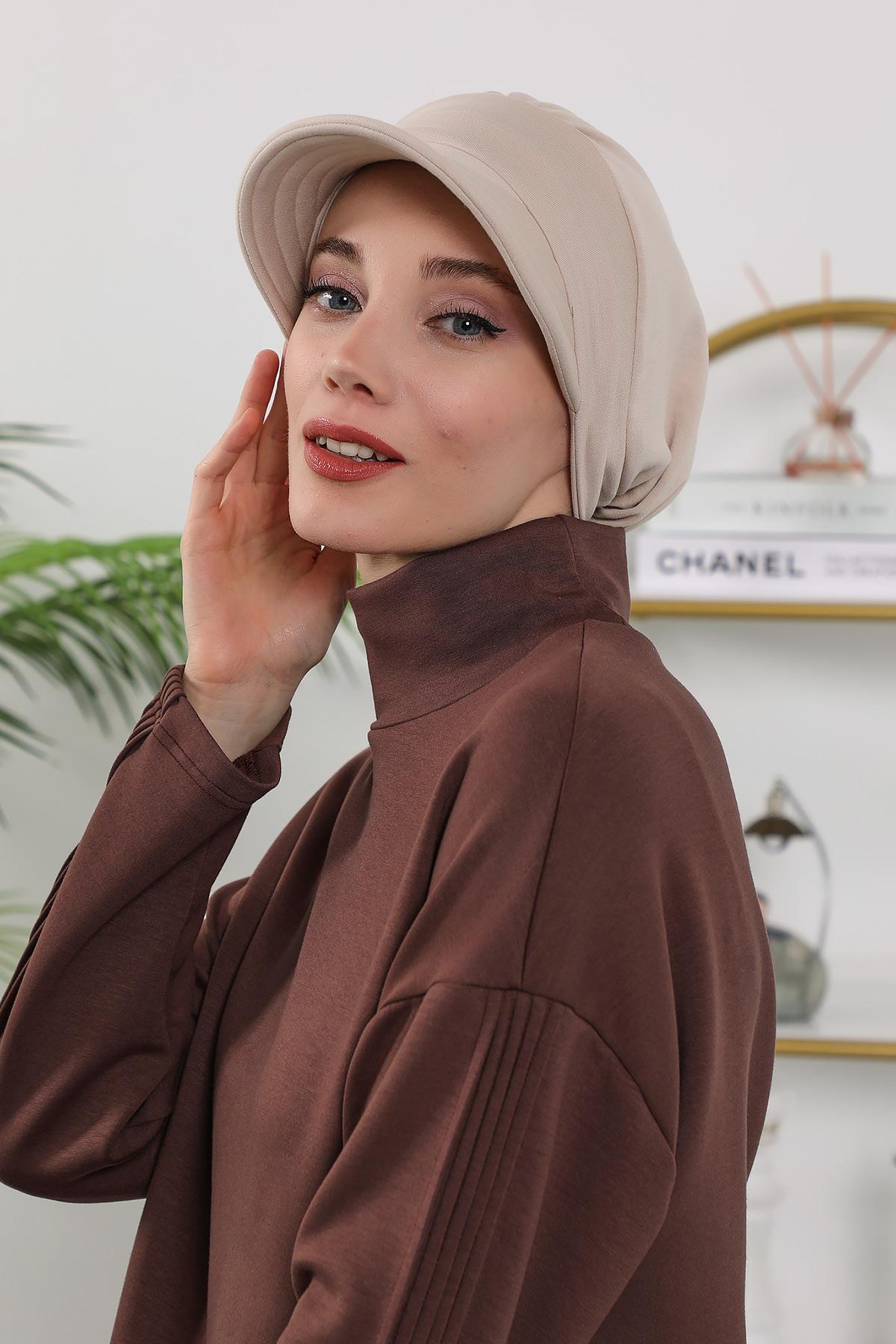 Dört Mevsim Siperlikli Şapka Bone,B-73O