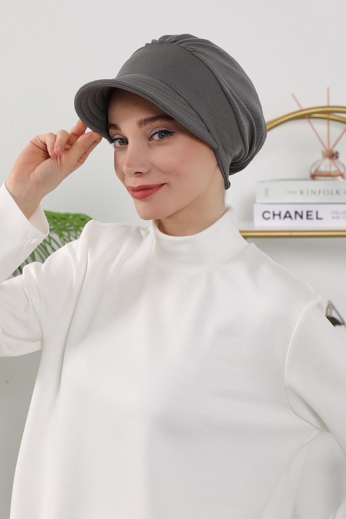 Dört Mevsim Siperlikli Şapka Bone,B-73O