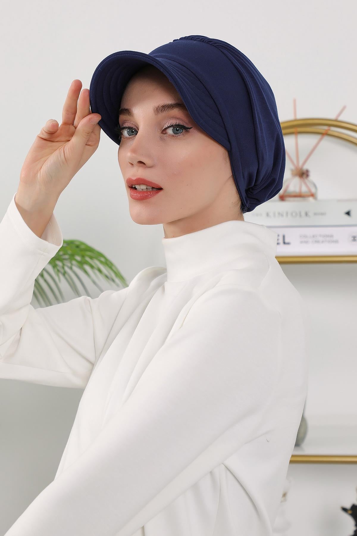 Kışlık Siperlikli Şapka Bone,B-73O