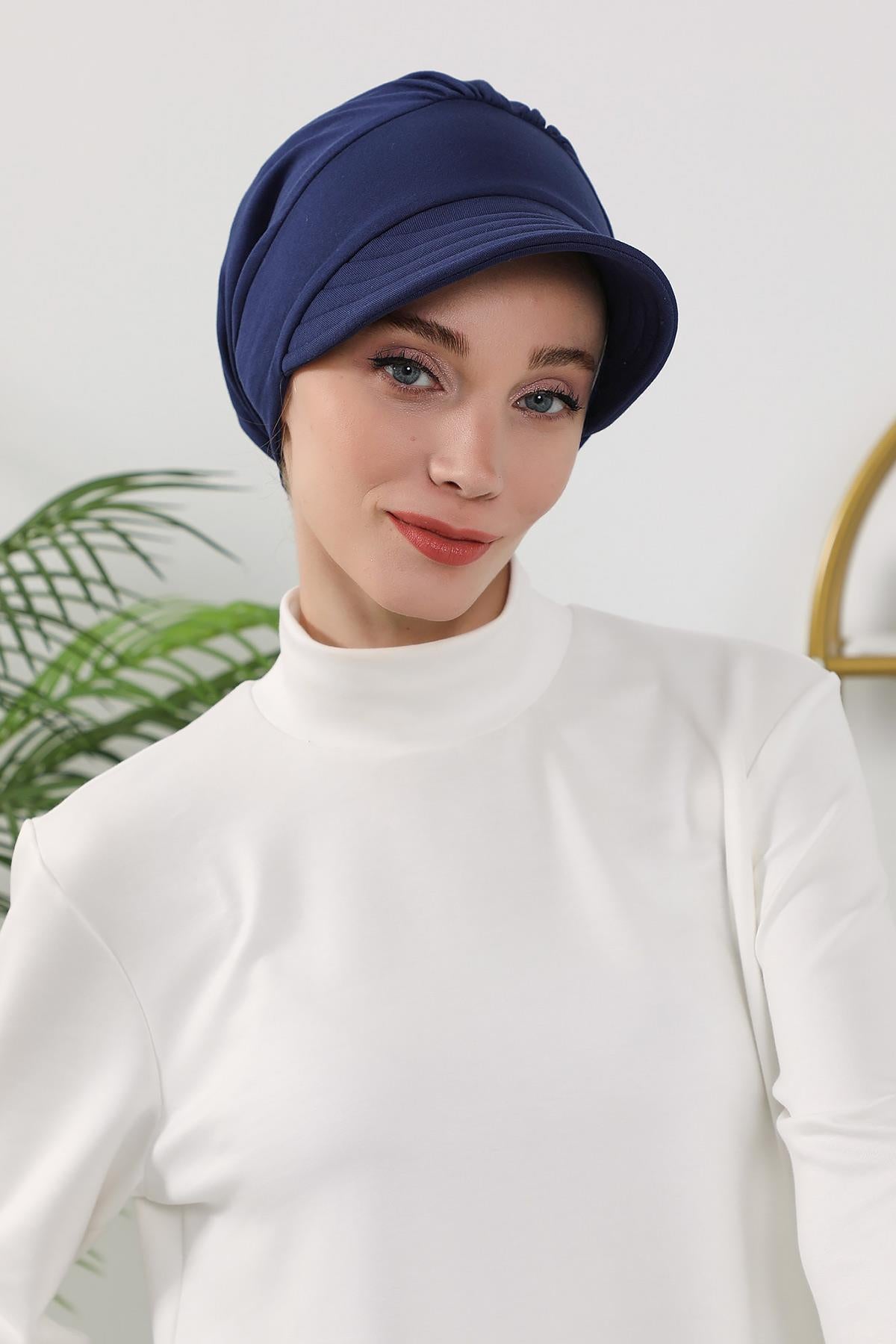 Kışlık Siperlikli Şapka Bone,B-73O