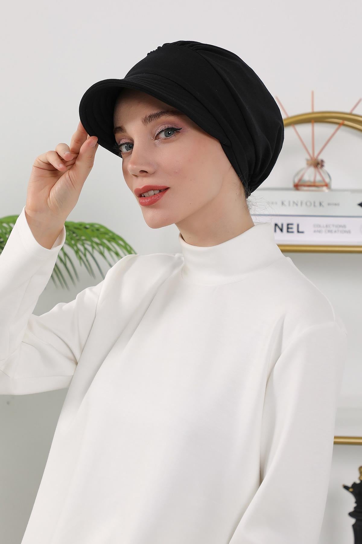 Kışlık Siperlikli Şapka Bone,B-73O