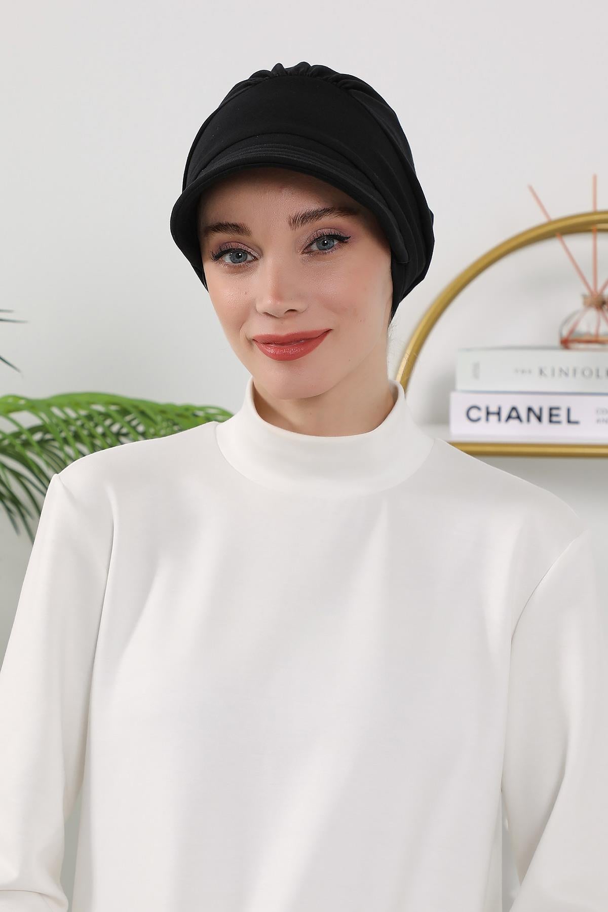 Kışlık Siperlikli Şapka Bone,B-73O
