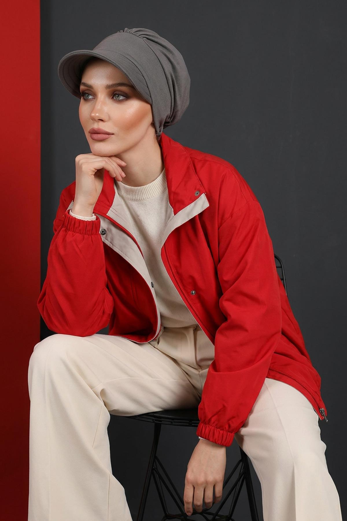 Kışlık Siperlikli Şapka Bone,B-73O