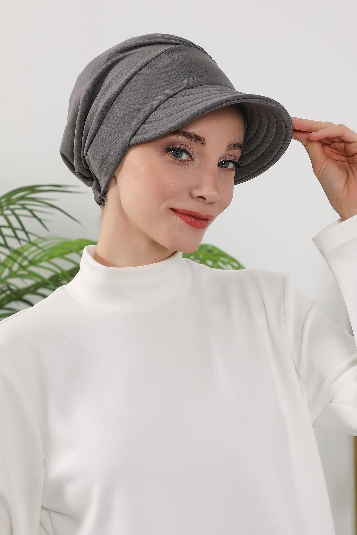 Kışlık Siperlikli Şapka Bone,B-73O