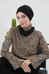 Fularlı Bone Türban,B-81IV