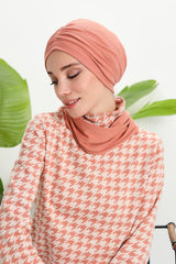 Fularlı Bone Türban,B-81RB