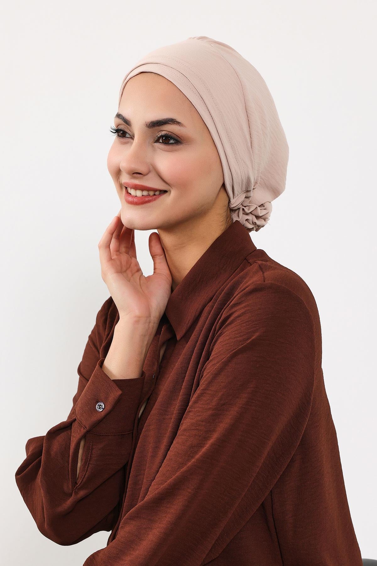 Gül Detaylı Bone,B-53A