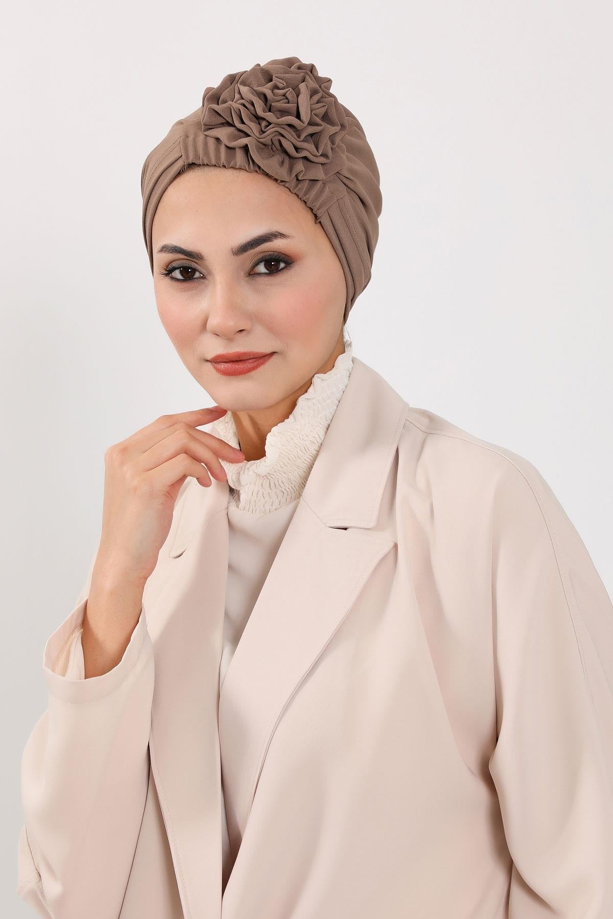 Gül Detaylı Bone,B-53A