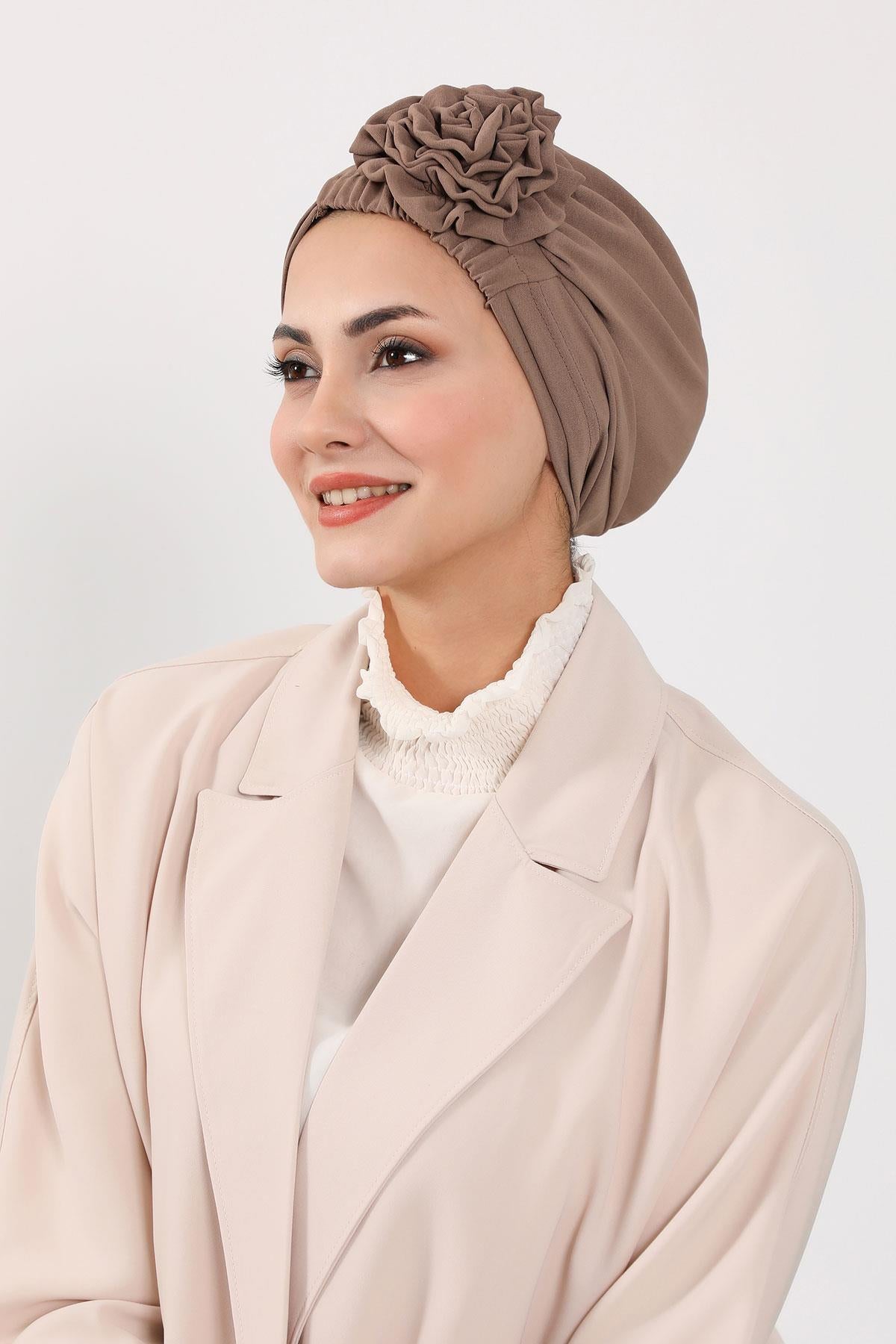 Gül Detaylı Bone,B-53A