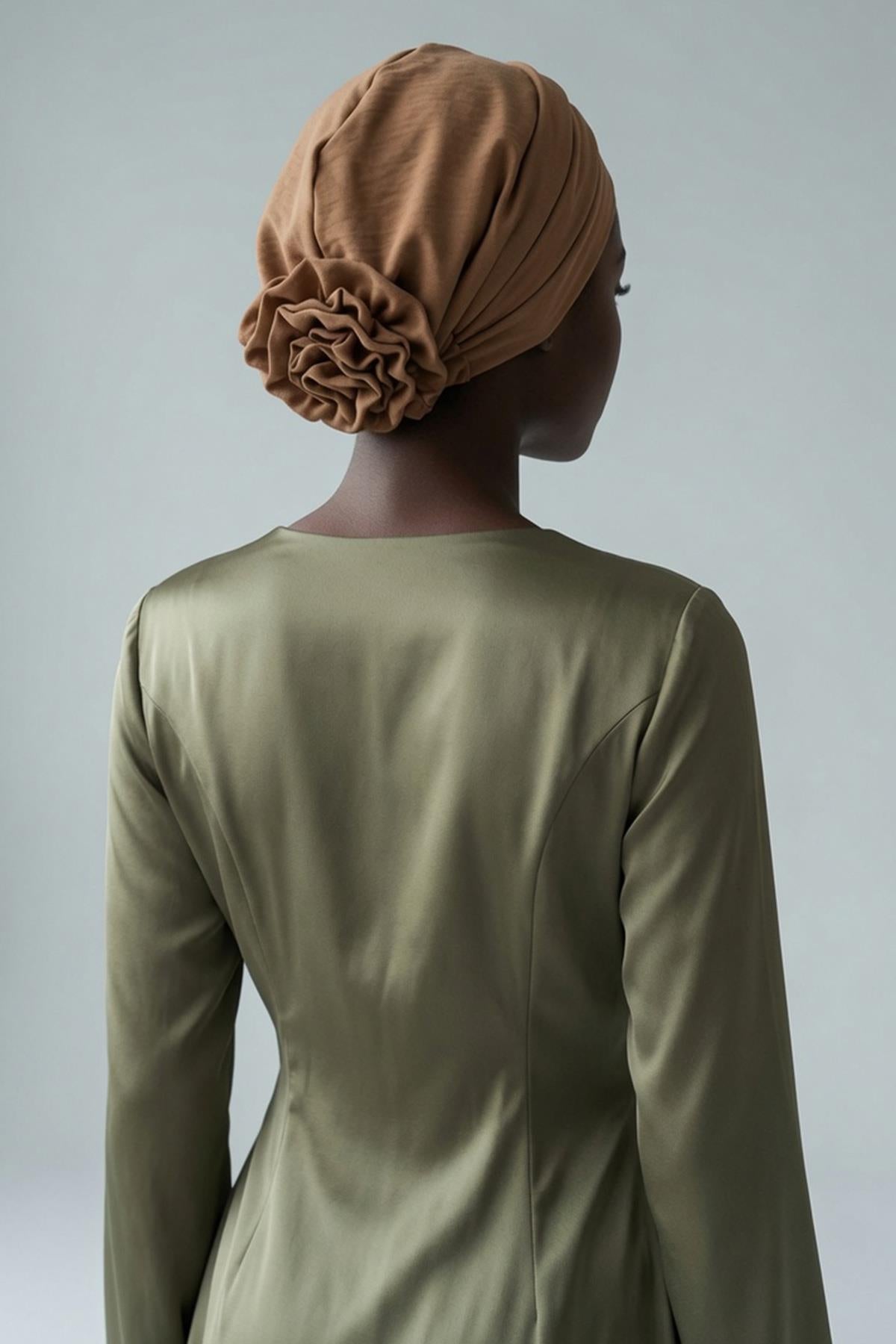 Gül Detaylı Bone,B-53A