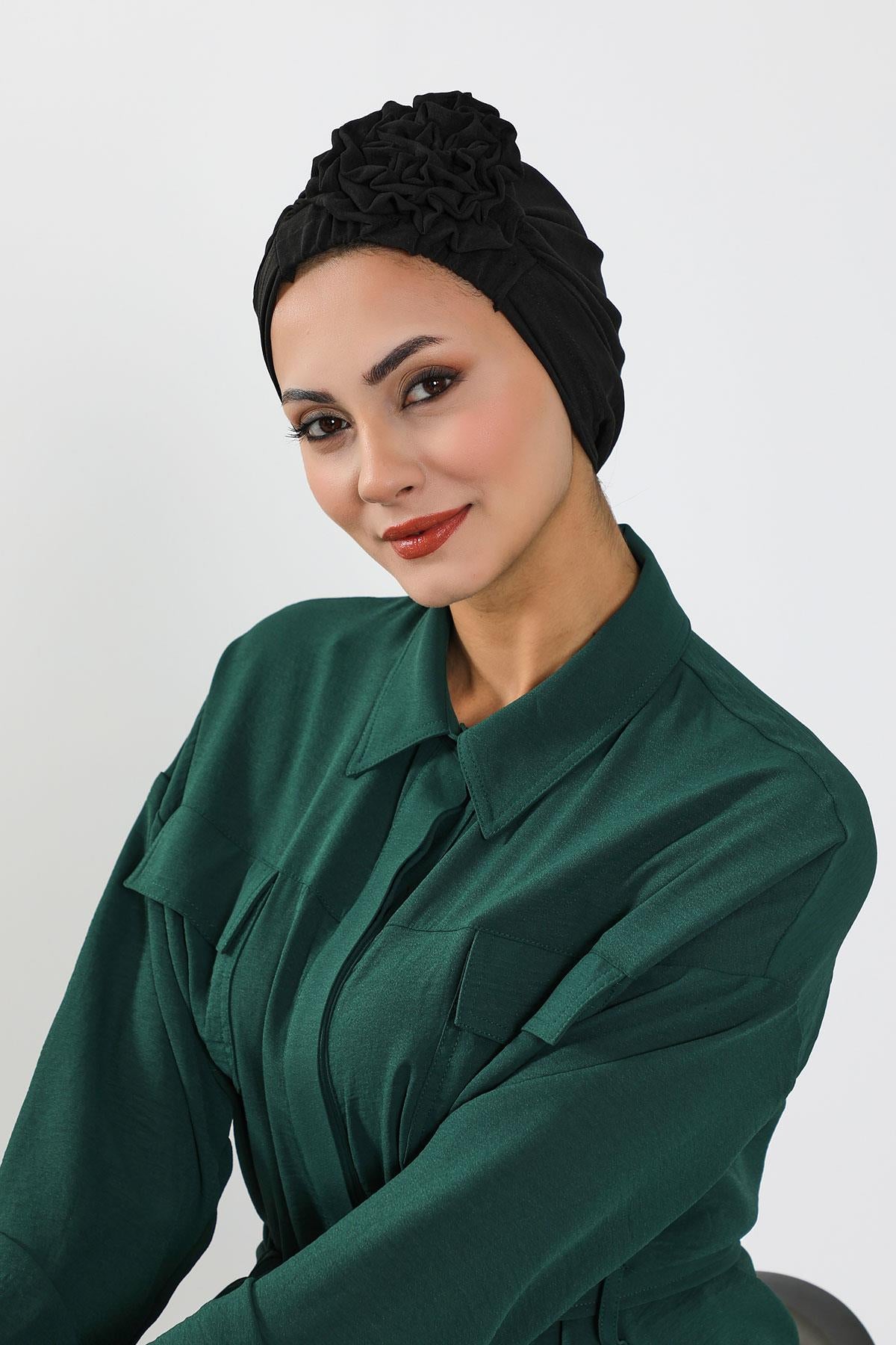 Gül Detaylı Bone,B-53A