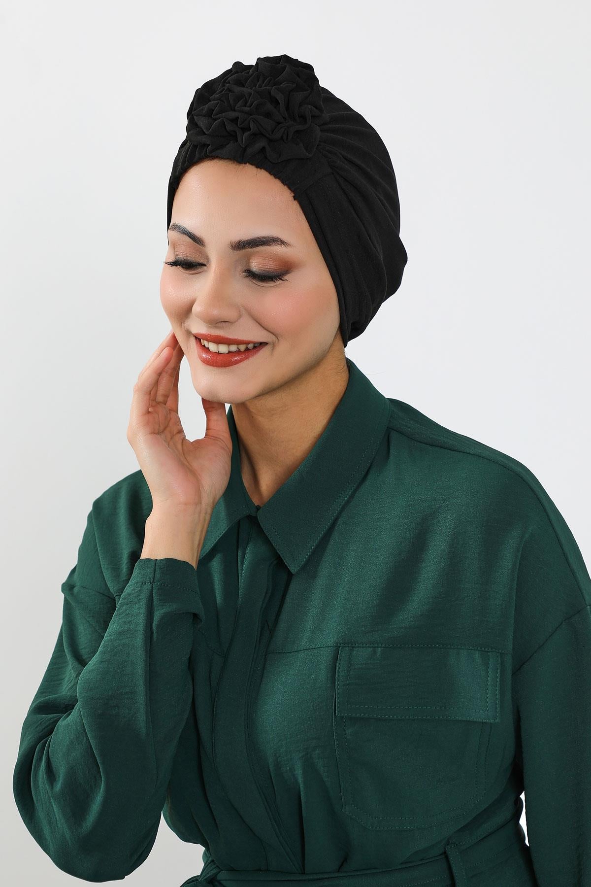 Gül Detaylı Bone,B-53A