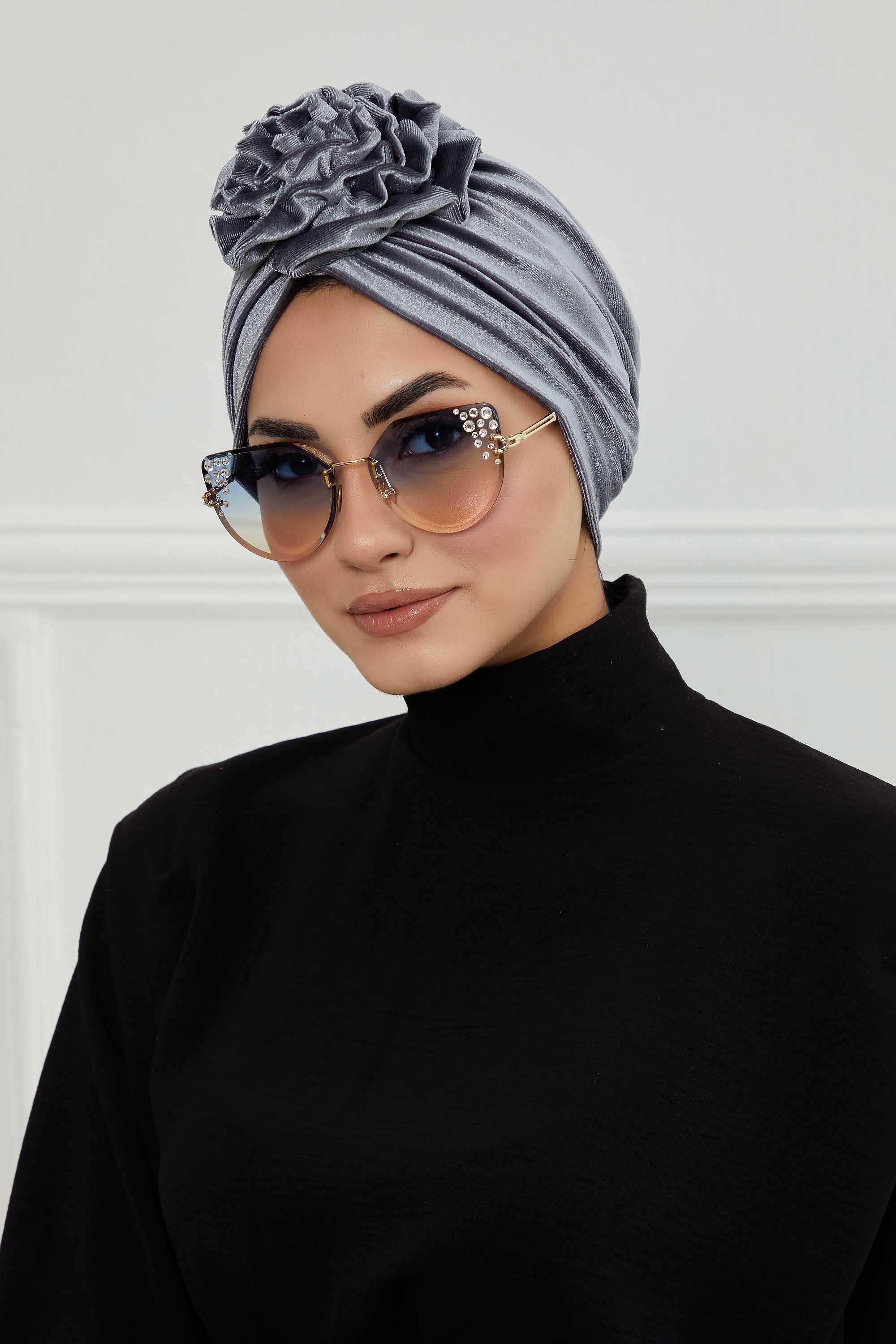 Güllü Kadife Bone,B-21KD