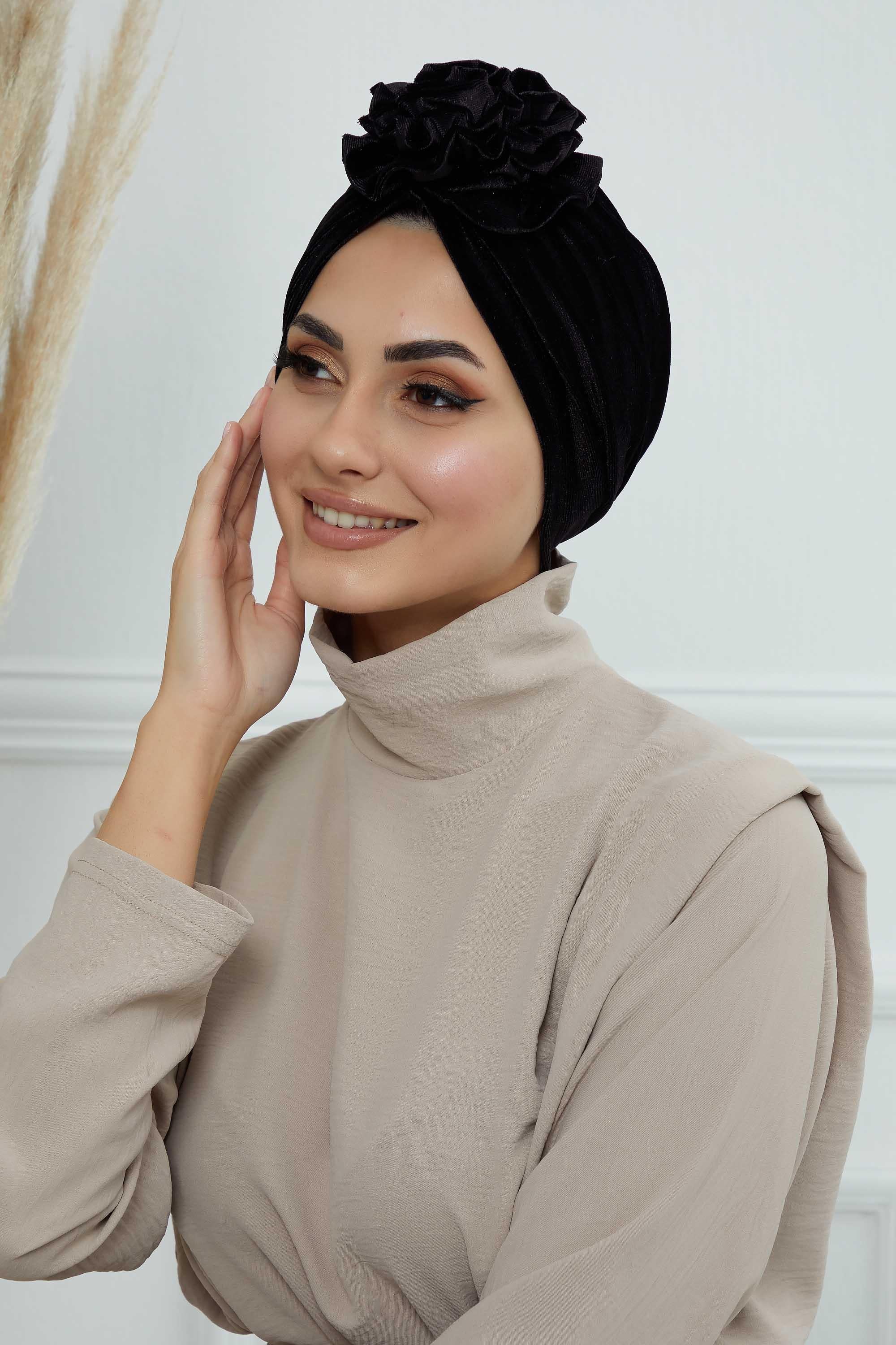 Güllü Kadife Bone,B-21KD
