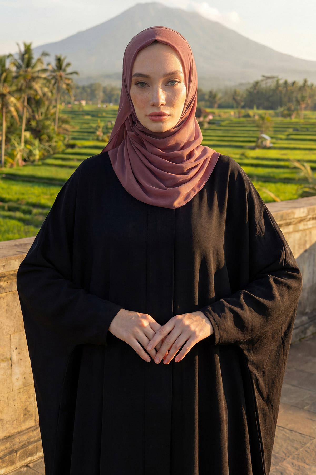 İğnesiz Takılabilen Pratik Şifon Şal,PS-11