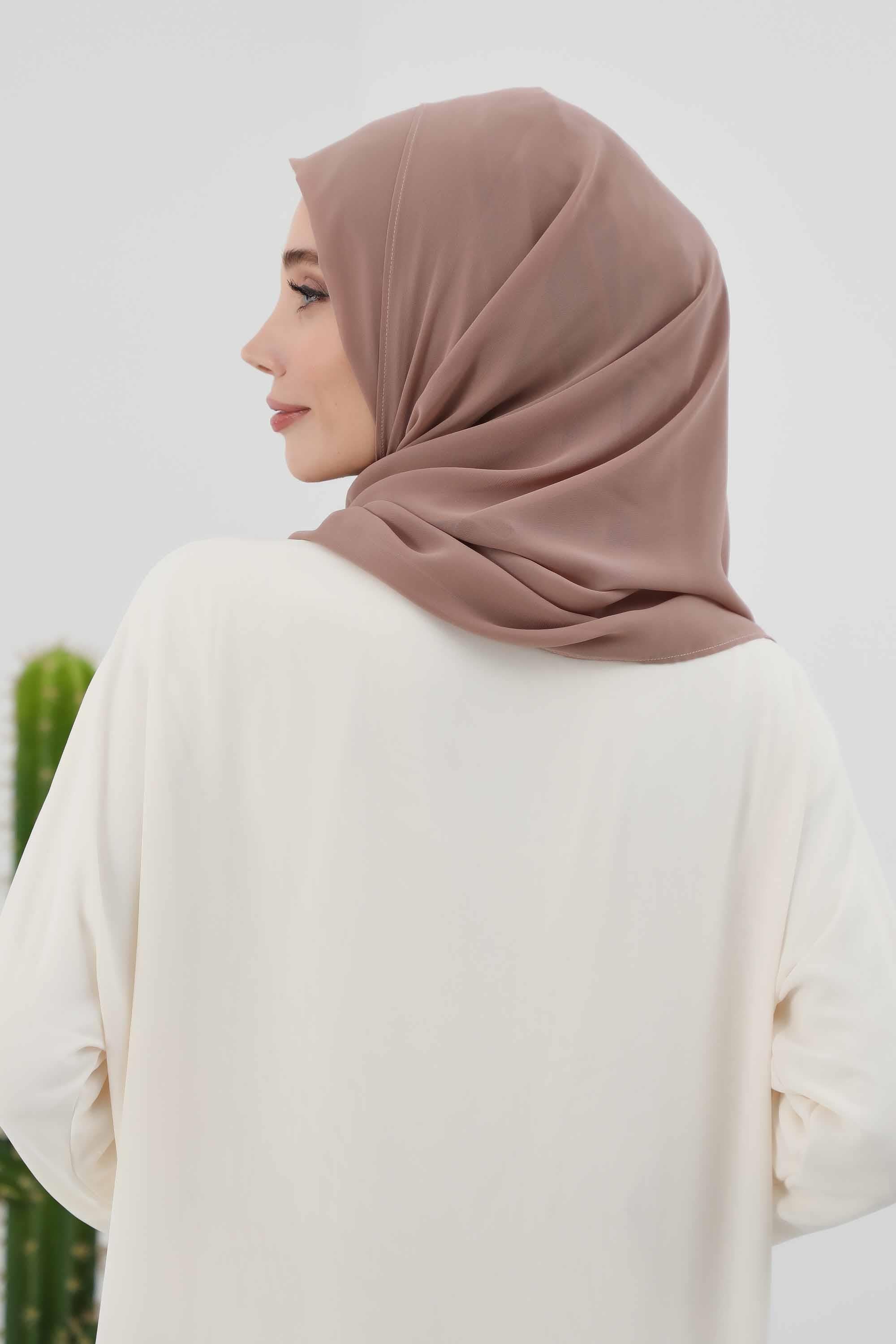 İğnesiz Takılabilen Pratik Şifon Şal,PS-11