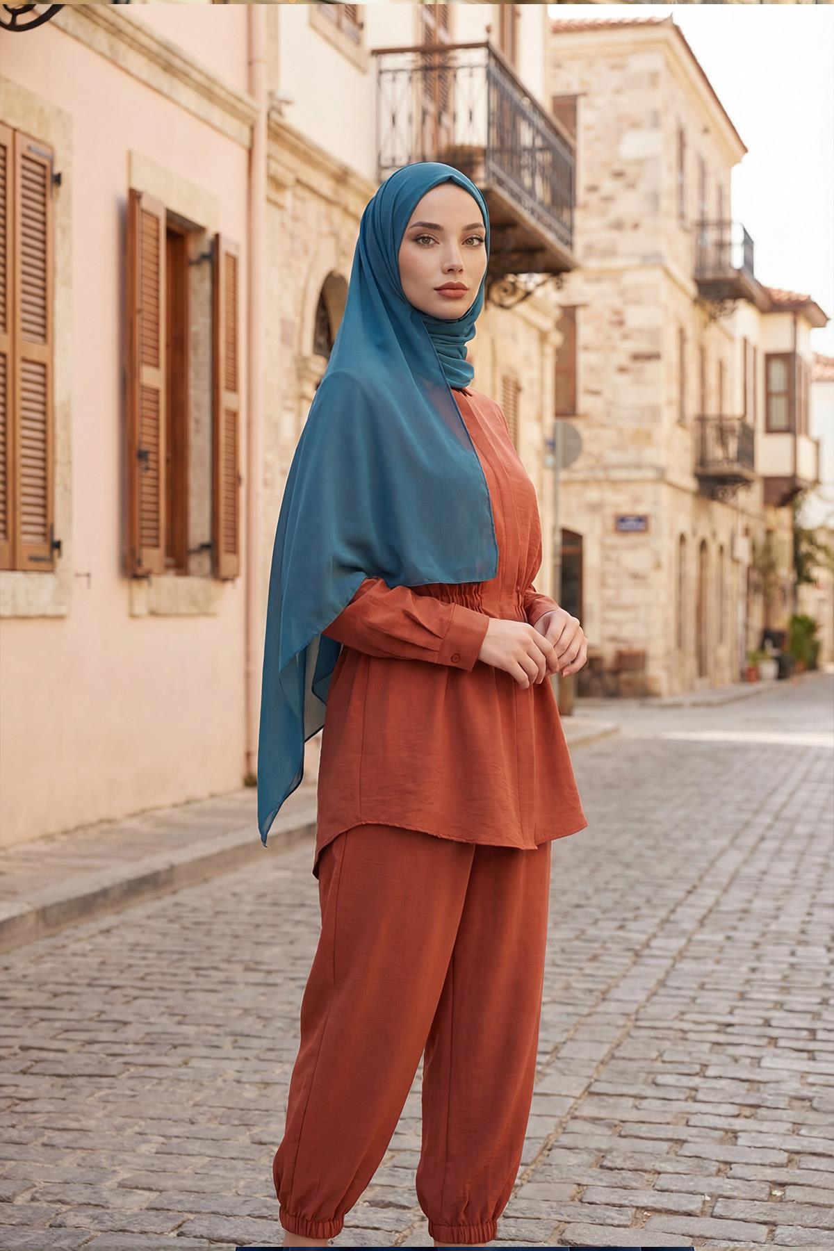 İğnesiz Takılabilen Pratik Şifon Şal,PS-11