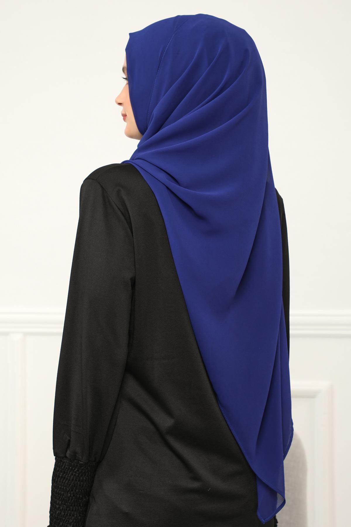 İğnesiz Takılabilen Pratik Şifon Şal,PS-11