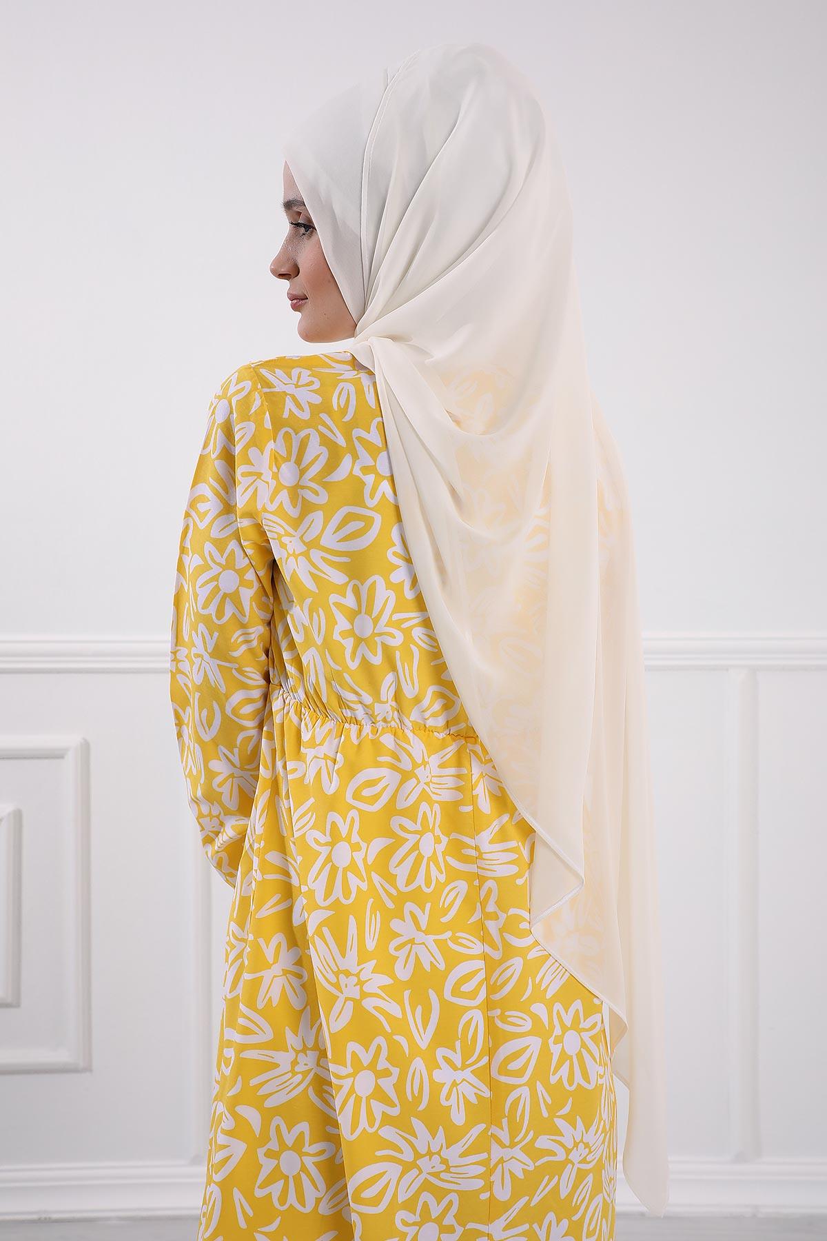 İğnesiz Takılabilen Pratik Şifon Şal,PS-11