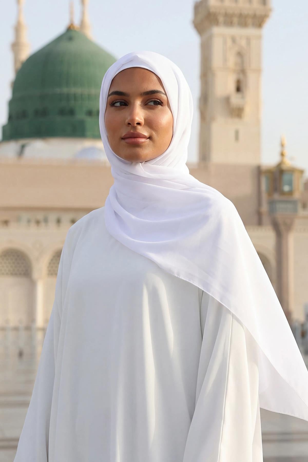 İğnesiz Takılabilen Pratik Şifon Şal,PS-11