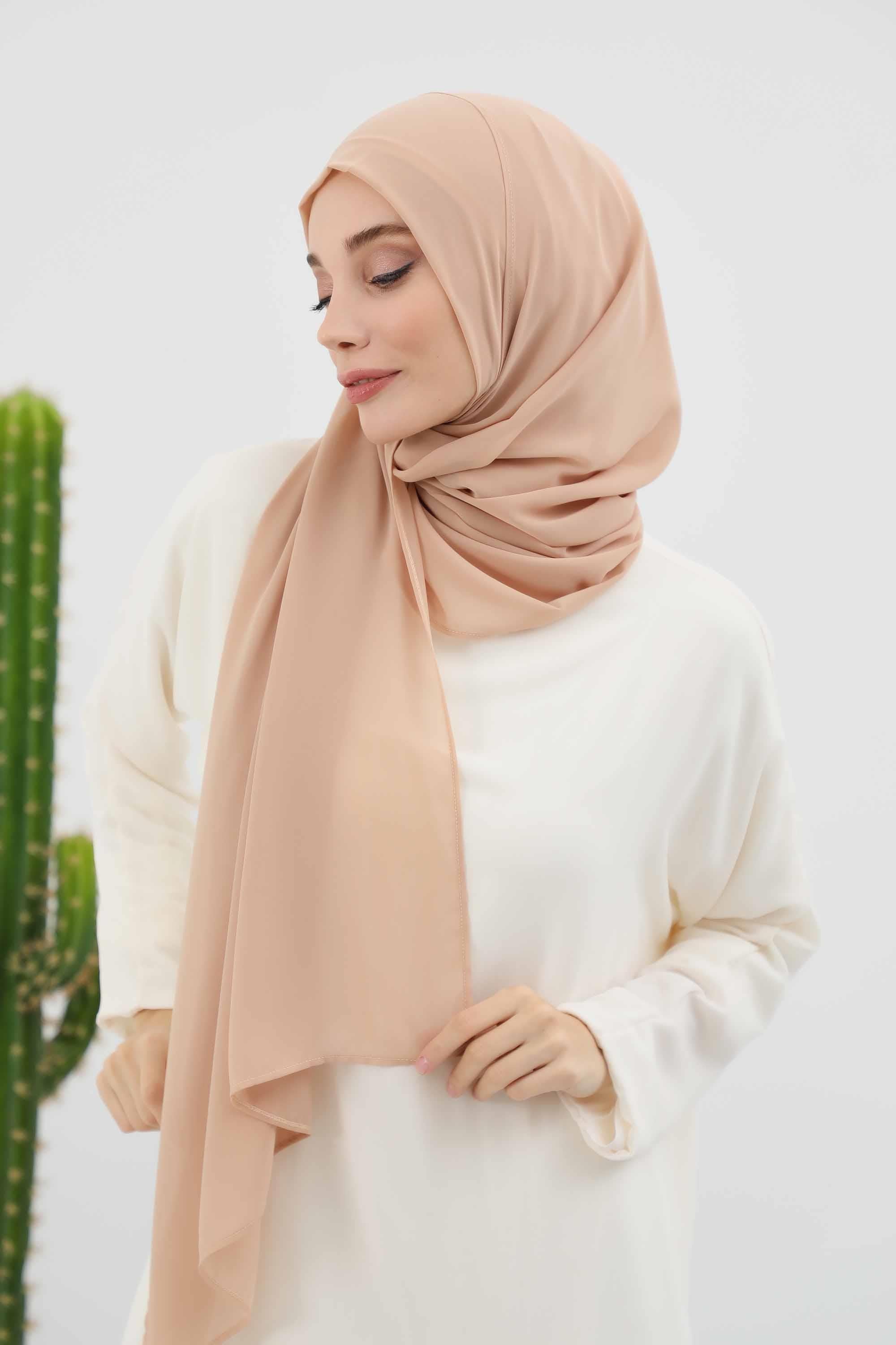 İğnesiz Takılabilen Pratik Şifon Şal,PS-11