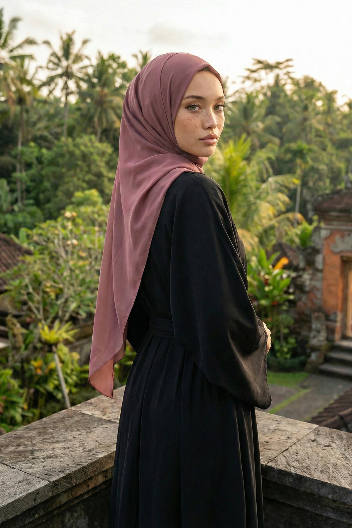 İğnesiz Takılabilen Pratik Şifon Şal,PS-11