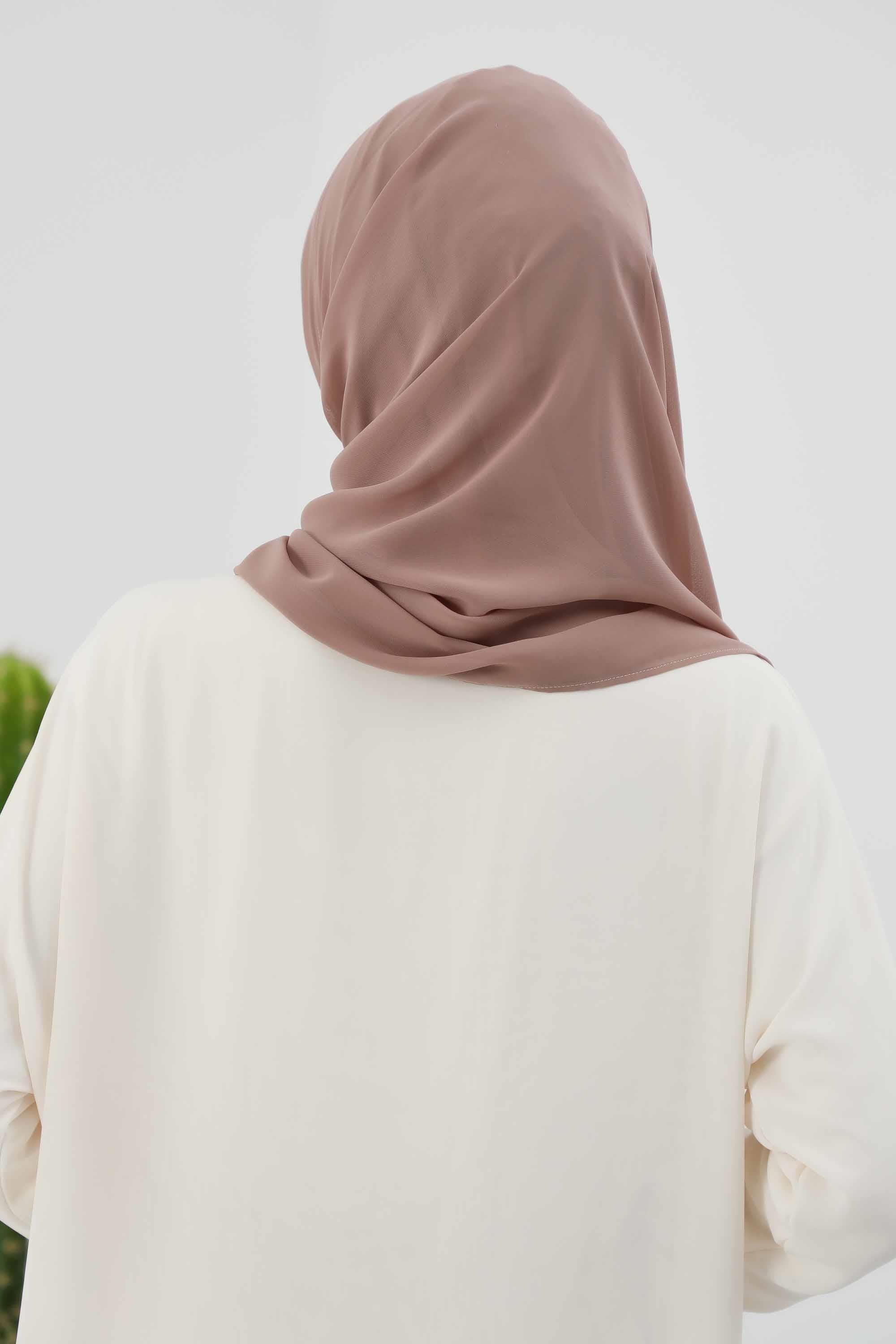 İğnesiz Takılabilen Pratik Şifon Şal,PS-11