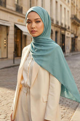 İğnesiz Takılabilen Pratik Şifon Şal,PS-11