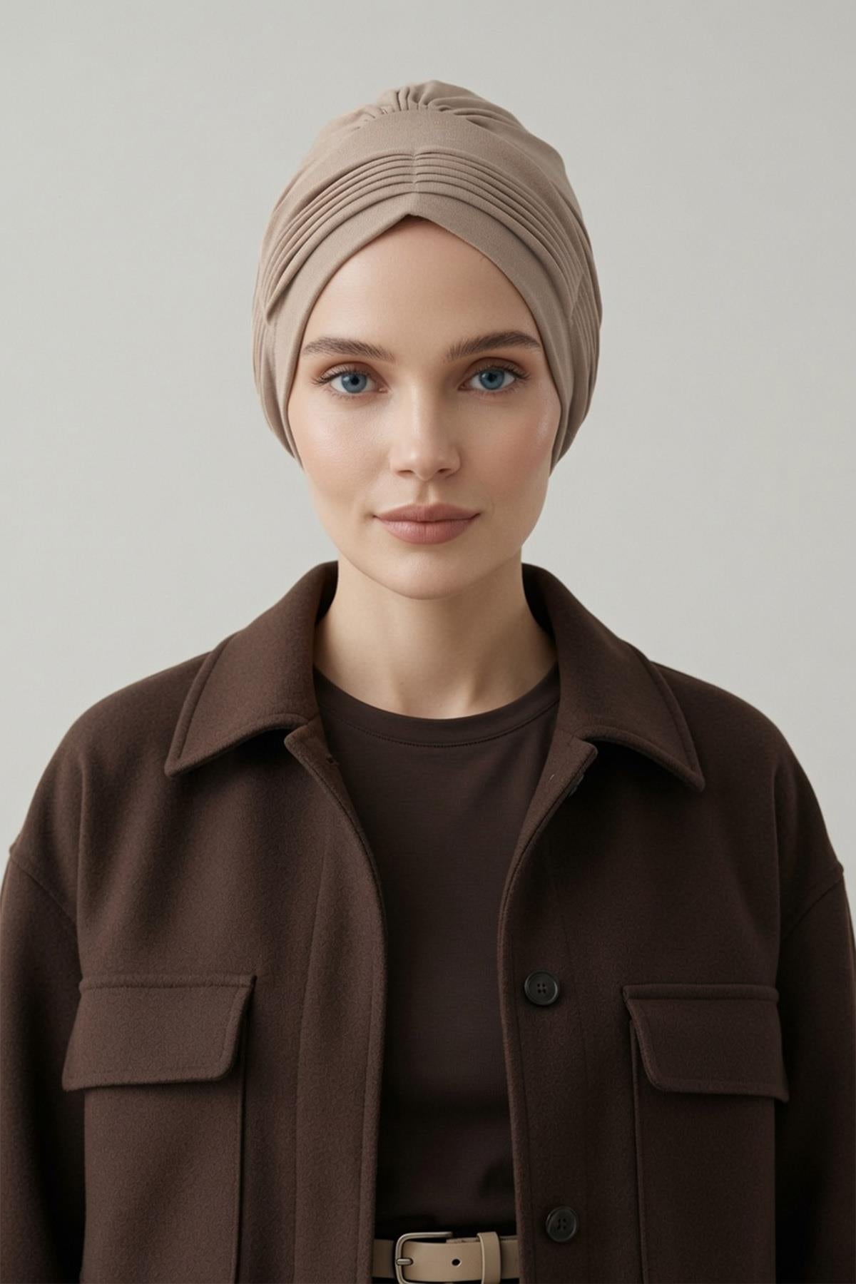 İnce Pile Dikişli Penye Bone,B-19