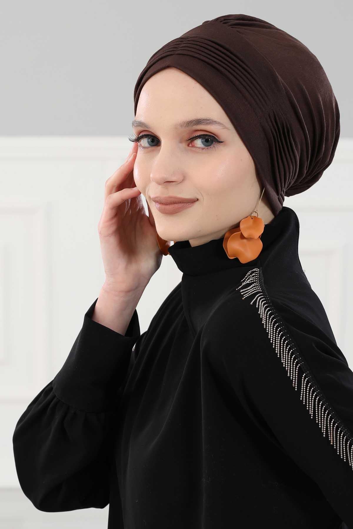 İnce Pile Dikişli Penye Bone,B-19