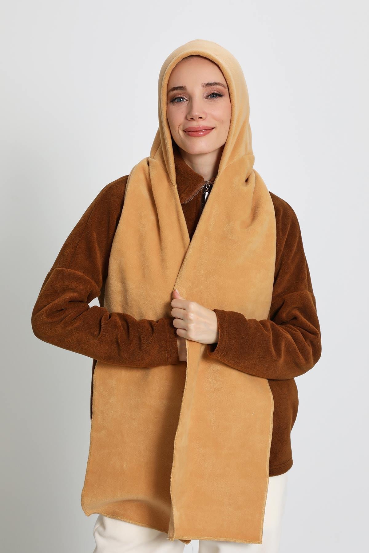 Kadın Polar Kışlık  Bere,Atkı,Boyunluk Şalı,B-85PL