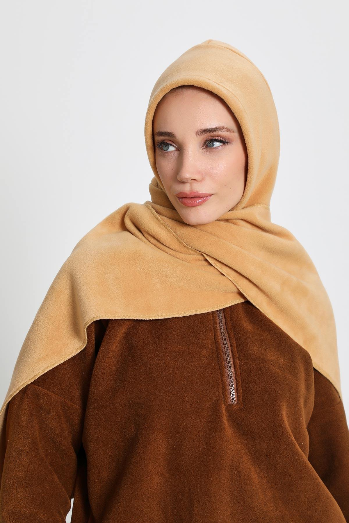 Kadın Polar Kışlık  Bere,Atkı,Boyunluk Şalı,B-85PL