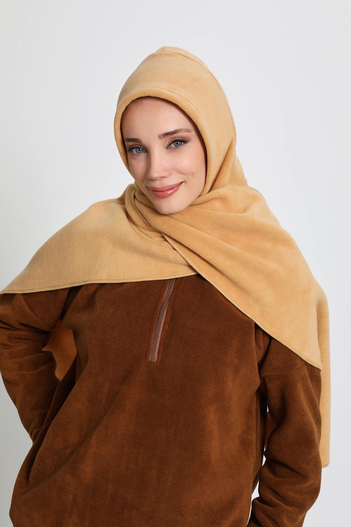 Kadın Polar Kışlık  Bere,Atkı,Boyunluk Şalı,B-85PL