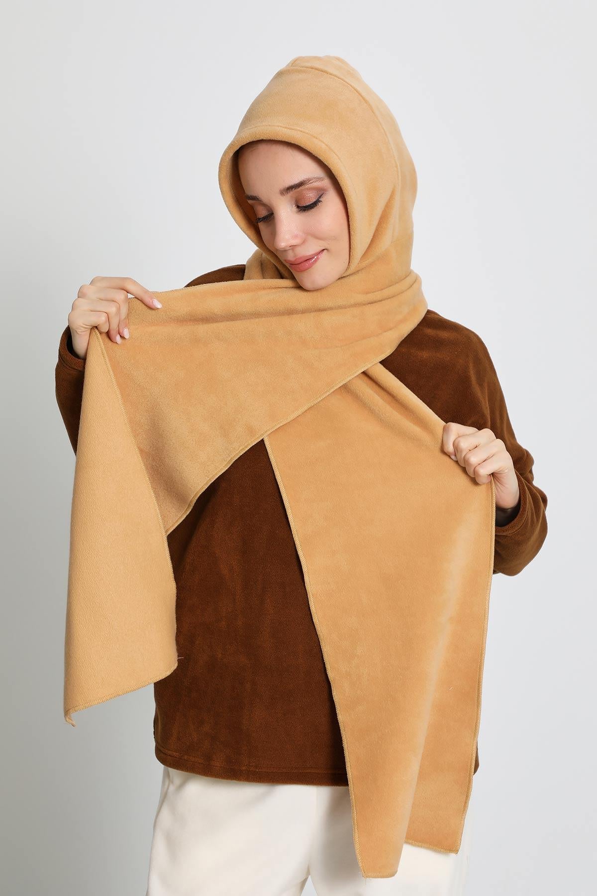 Kadın Polar Kışlık  Bere,Atkı,Boyunluk Şalı,B-85PL