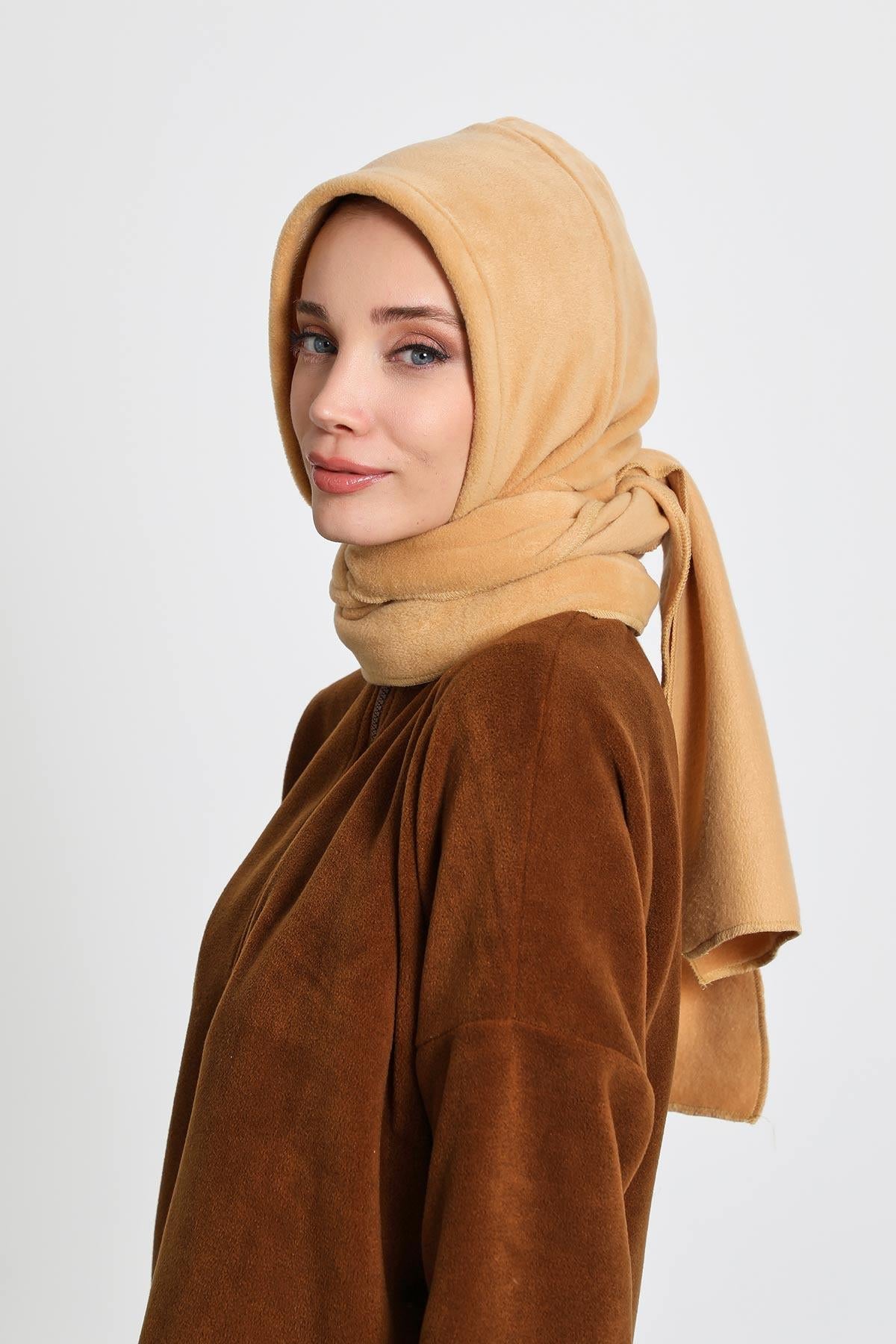 Kadın Polar Kışlık  Bere,Atkı,Boyunluk Şalı,B-85PL