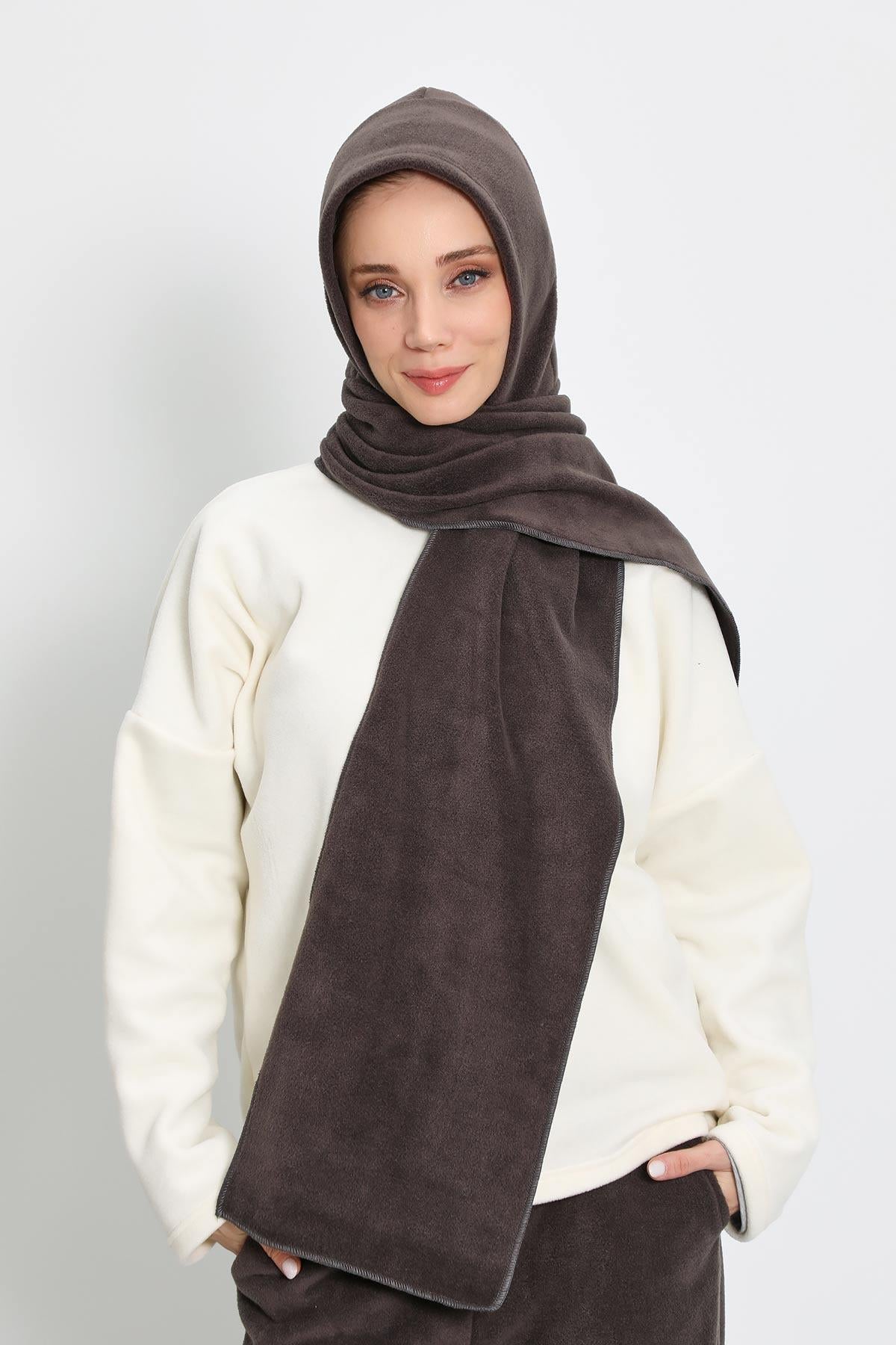 Kadın Polar Kışlık  Bere,Atkı,Boyunluk Şalı,B-85PL