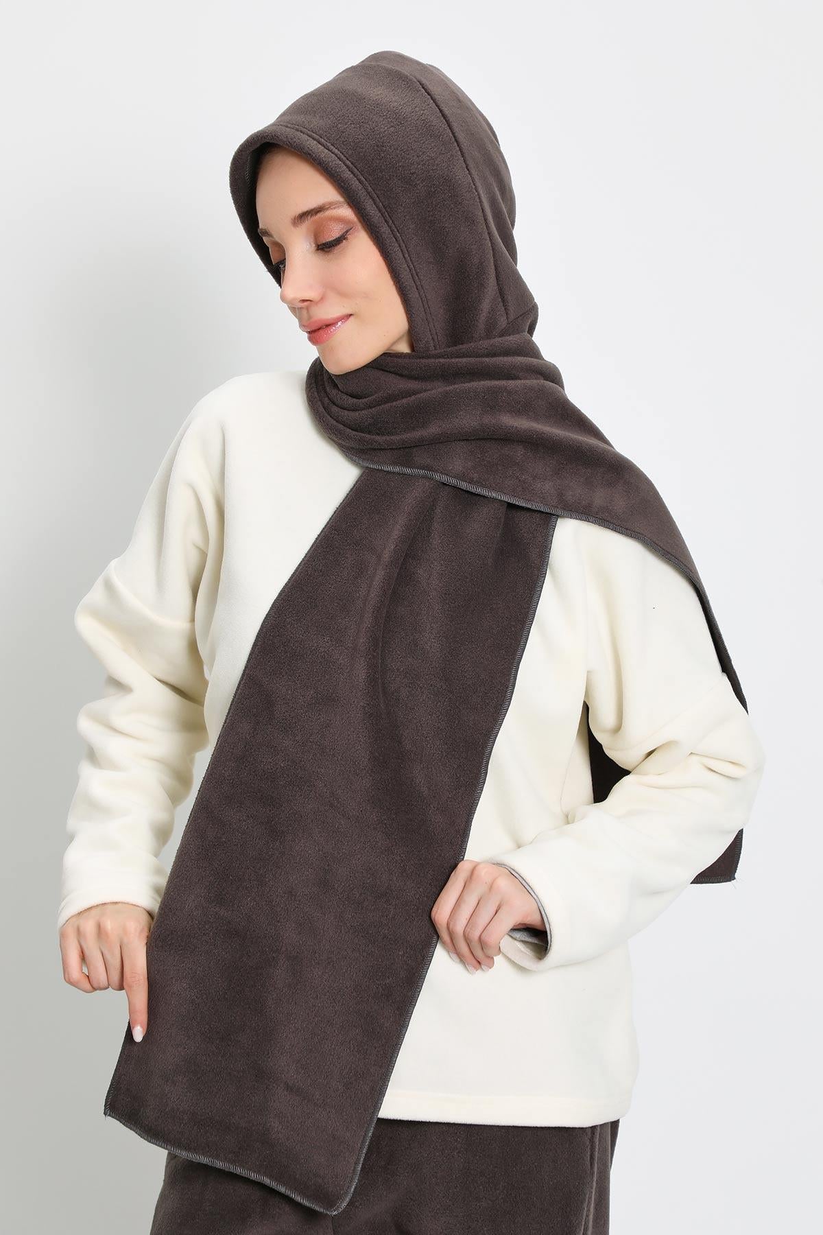 Kadın Polar Kışlık  Bere,Atkı,Boyunluk Şalı,B-85PL