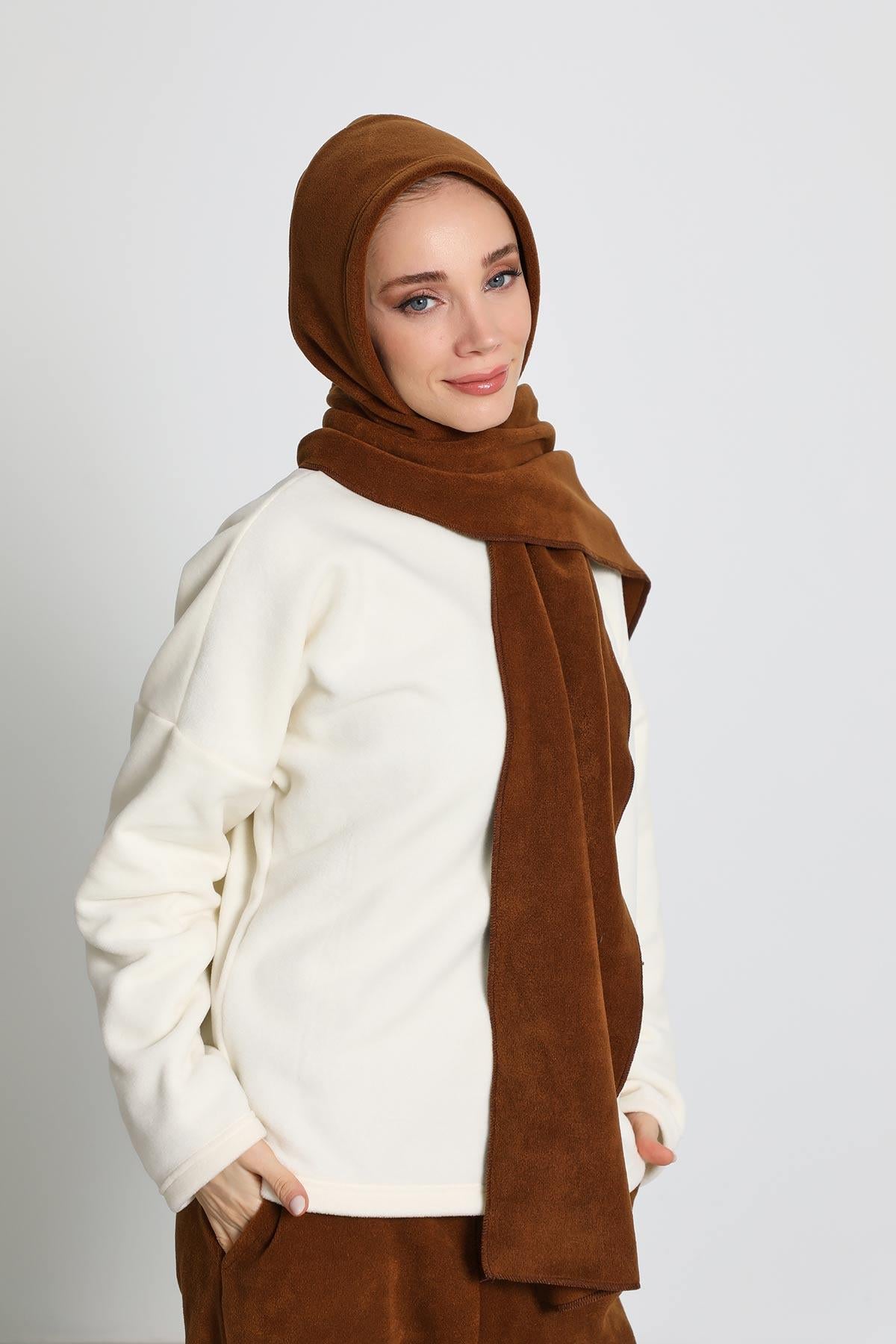 Kadın Polar Kışlık  Bere,Atkı,Boyunluk Şalı,B-85PL