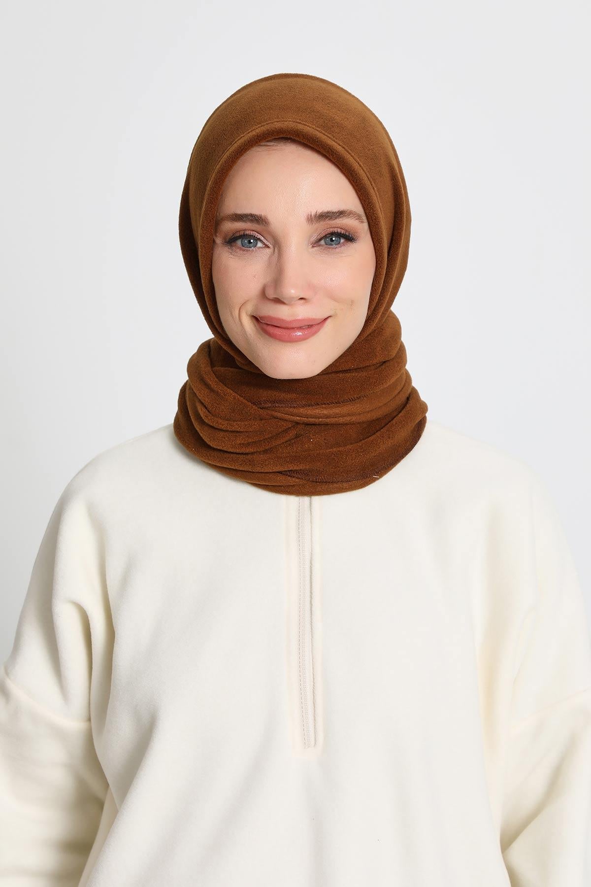 Kadın Polar Kışlık  Bere,Atkı,Boyunluk Şalı,B-85PL