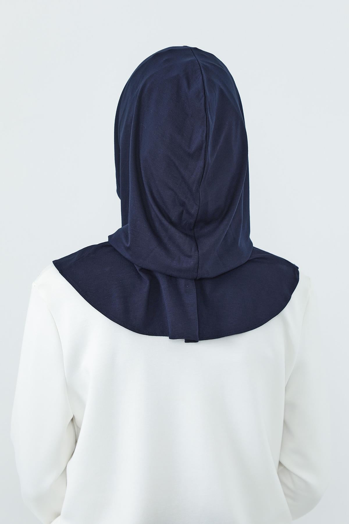 Kapşon ve Kapatıcı Özellikli Penye Kadın Hazır Bone,B-89P